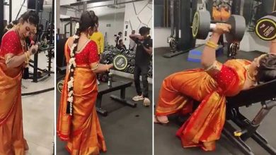 VIRAL VIDEO: Bride hits the gym before wedding