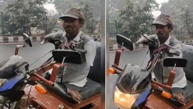 VIRAL VIDEO: Man has no arms, legs but driving vehicle
