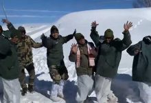 VIRAL VIDEO: BSF troops dance and celebrate Bihu at Kashmir's snow clad mountains