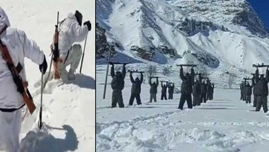 VIRAL VIDEO: ITBP jawans patrol snow-bound area at 15,000 feet in Uttarakhand 