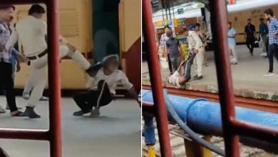 Viral Video: Cop Kicks Elderly Man, Hangs Him Upside Down At Jabalpur Railway Station