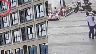 Viral Video: Man Catches 2-Year-Old Girl after she falls from fifth floor window