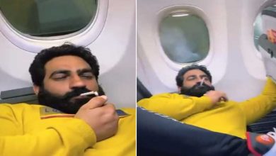 Viral Video Of 'Influencer' Bobby Kataria Smoking Inside SpiceJet Plane