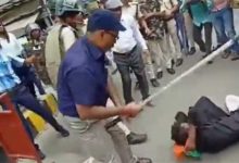 Viral Video: Bihar job aspirant holding national flag dragged, beaten up by IAS officer
