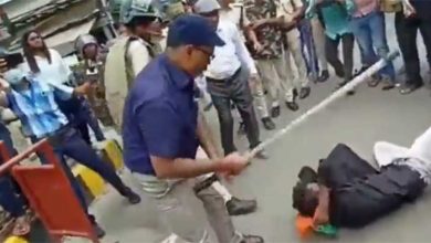 Viral Video: Bihar job aspirant holding national flag dragged, beaten up by IAS officer