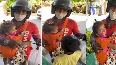 Viral Video: Zomato delivery agent Carries His Kids While Delivering Orders, Netizens Become Emotional